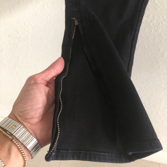 J BRAND Black The Deal Zip Black Skinny Jeans - Picture 6 of 11